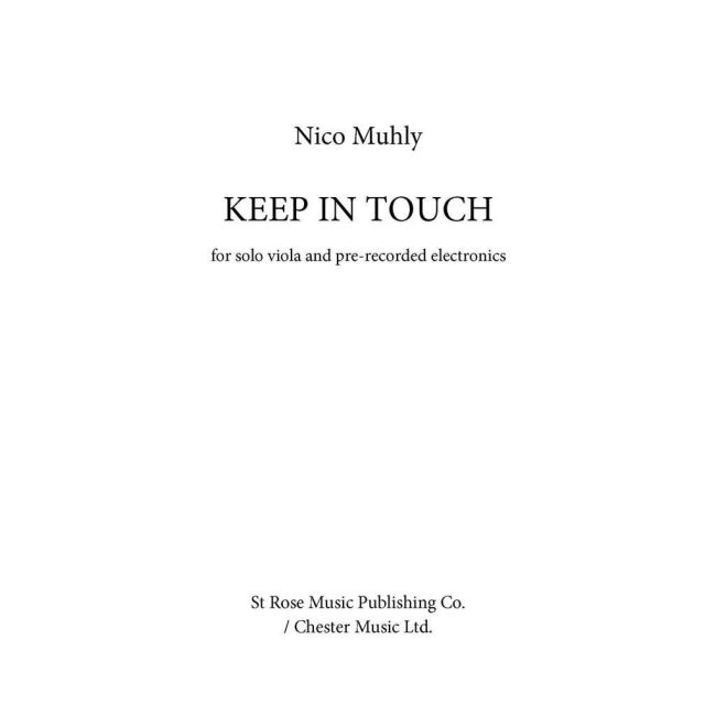 Muhly, Nico - Keep In Touch