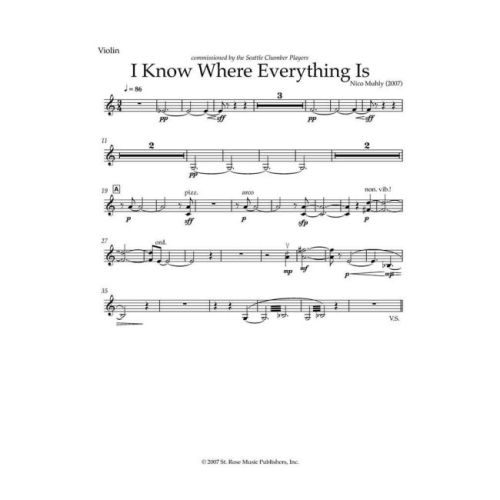 Muhly, Nico - I Know Where...