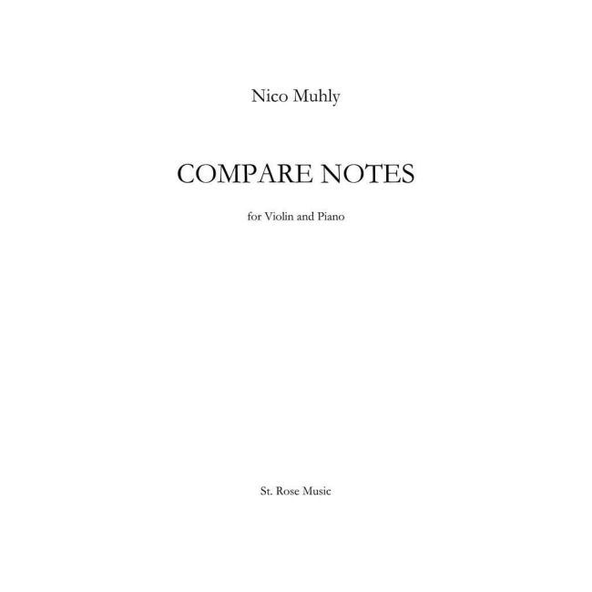 Muhly, Nico - Compare Notes
