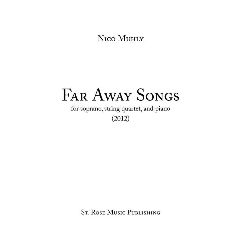 Muhly, Nico - Far Away Songs