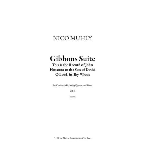 Muhly, Nico - Gibbons Suite