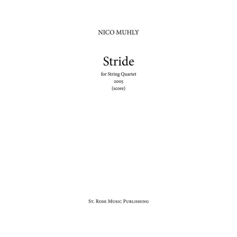 Muhly, Nico - Stride