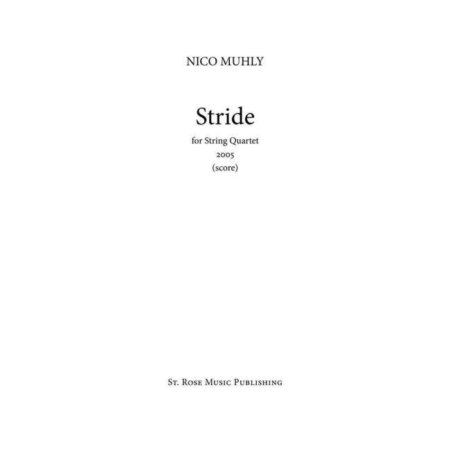 Muhly, Nico - Stride