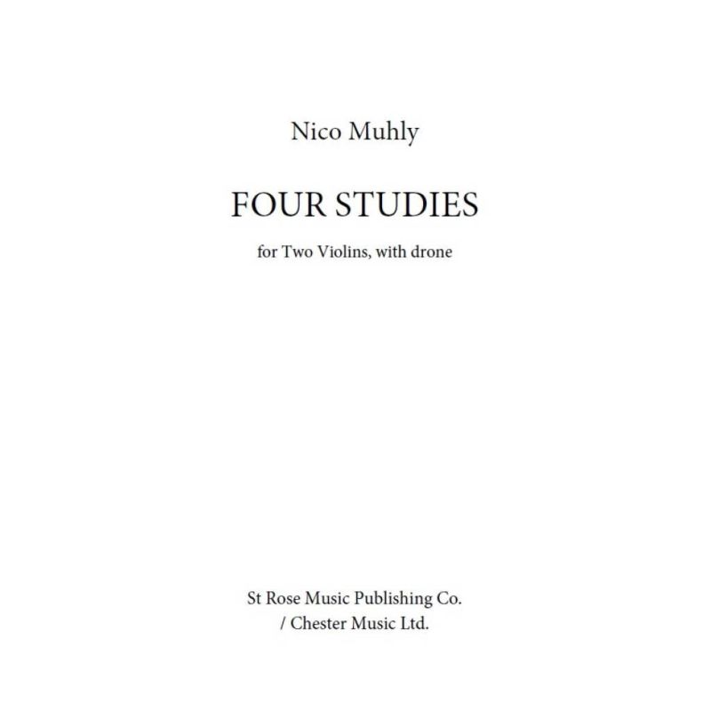 Muhly, Nico - Four Studies