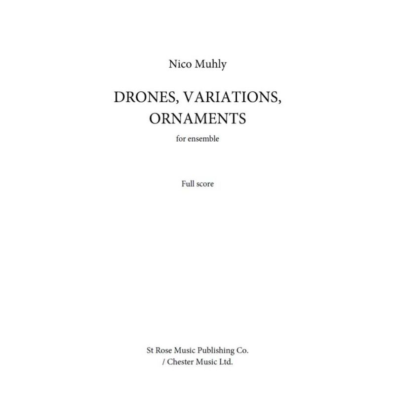 Muhly, Nico - Drones, Variations, Ornaments