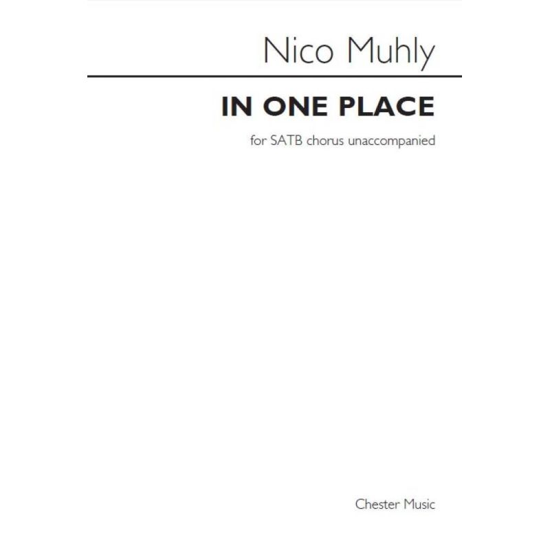Muhly, Nico - In One Place