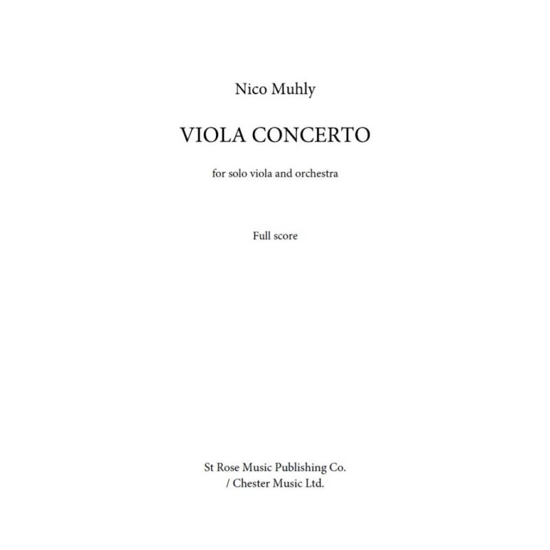 Muhly, Nico - Viola Concerto