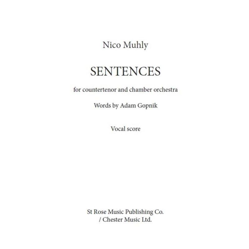 Muhly, Nico - Sentences