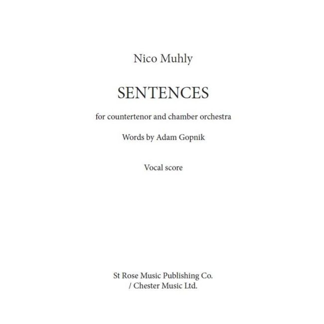 Muhly, Nico - Sentences