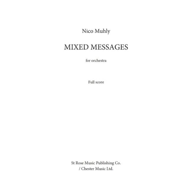 Muhly, Nico - Mixed Messages
