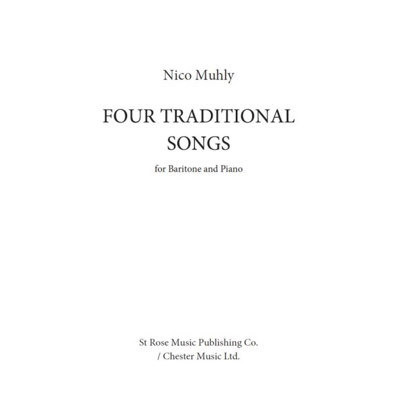 Muhly, Nico - Four Traditional Songs