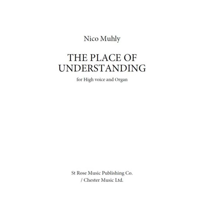 Muhly, Nico - The Place Of Understanding