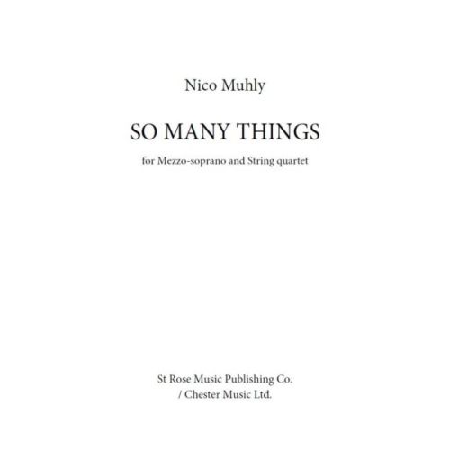 Muhly, Nico - So Many Things