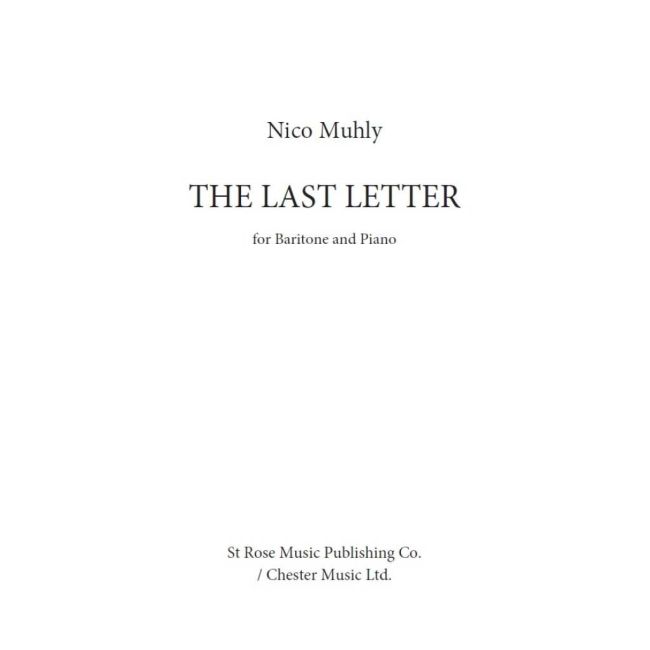 Muhly, Nico - The Last Letter