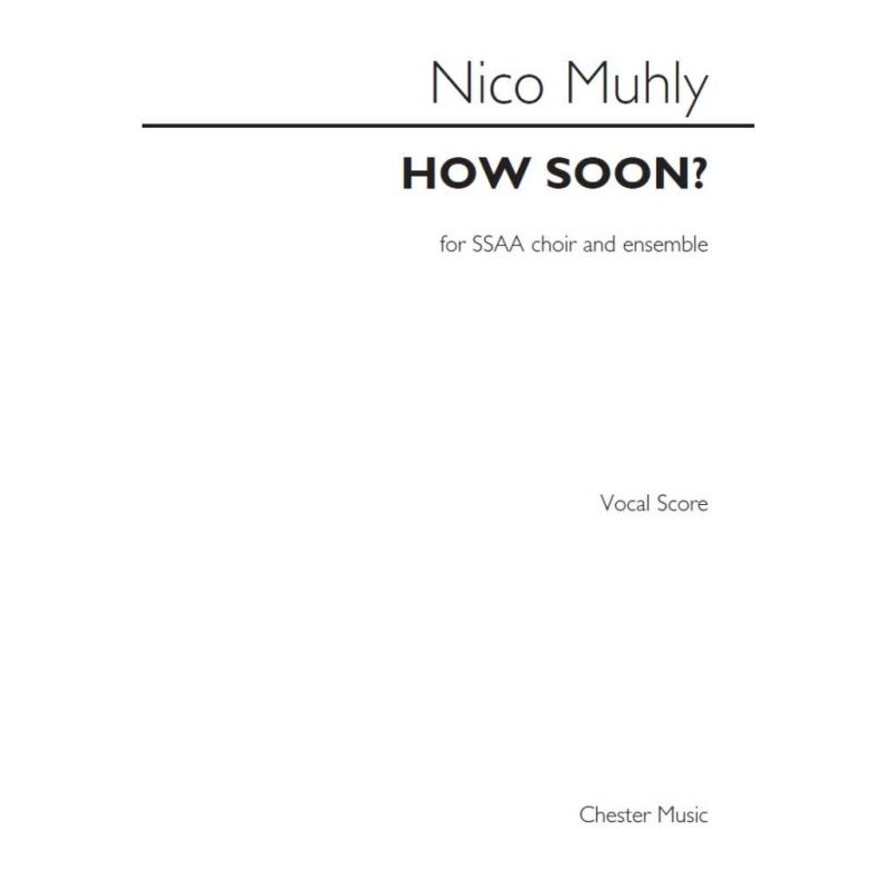 Muhly, Nico - How Soon?