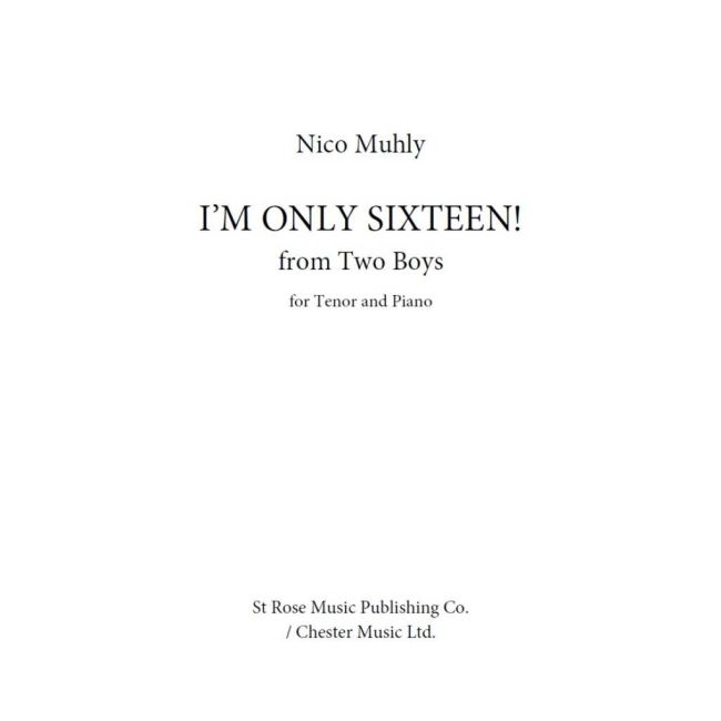 Muhly, Nico - I'm Only Sixteen!