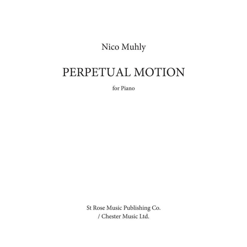 Muhly, Nico - Perpetual Motion
