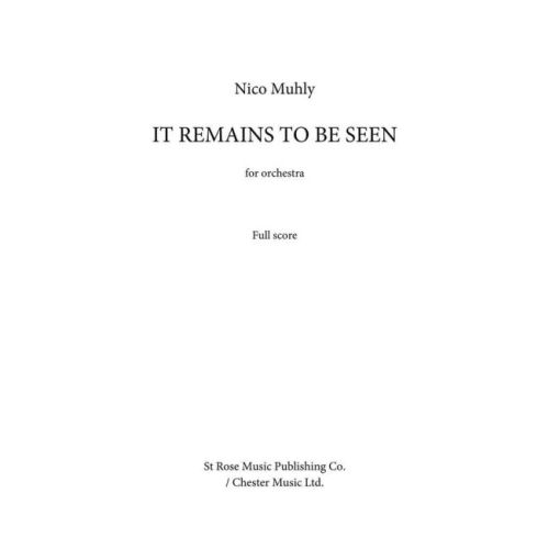 Muhly, Nico - It Remains To...