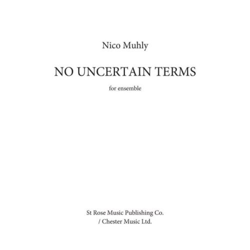 Muhly, Nico - No Uncertain...