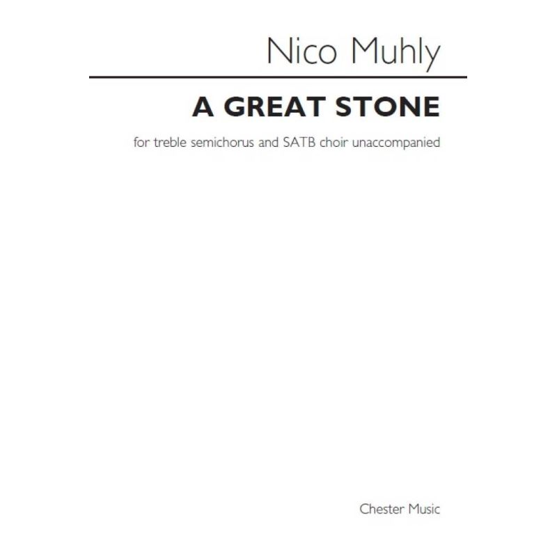 Muhly, Nico - A Great Stone