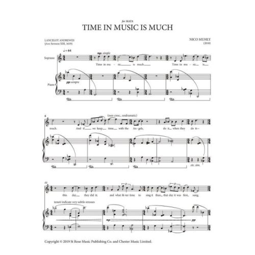 Muhly, Nico - Time in Music is Much