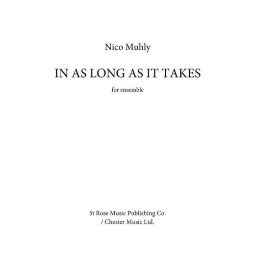 Muhly, Nico - In As Long As...