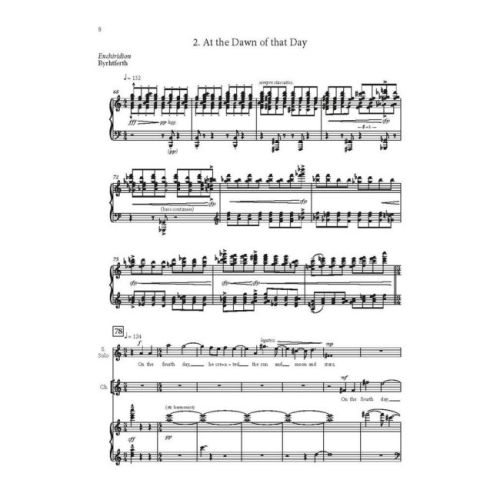 Muhly, Nico - The Right of Your Senses (vocal score)
