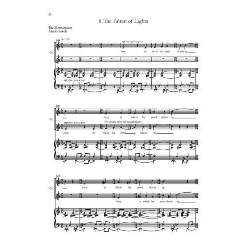 Muhly, Nico - The Right of Your Senses (vocal score)