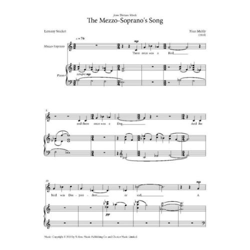 Muhly, Nico - The Mezzo-Soprano's Song