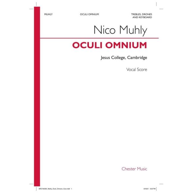Muhly, Nico - Oculi Omnium (Jesus College)
