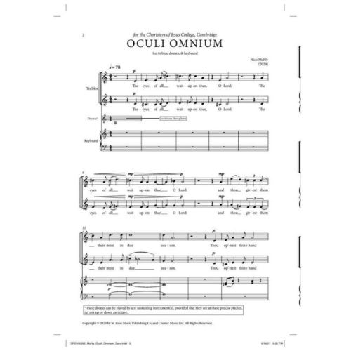 Muhly, Nico - Oculi Omnium (Jesus College)
