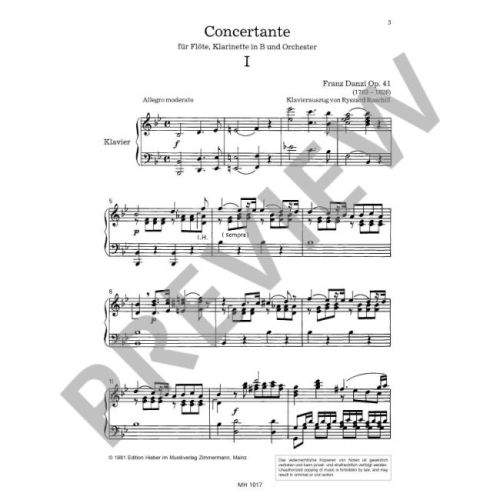 Danzi, Franz - Concertante op. 41