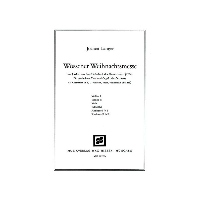 Langer, Jochen - Wössener Weihnachtsmesse (Christmas Mass from Wössen)