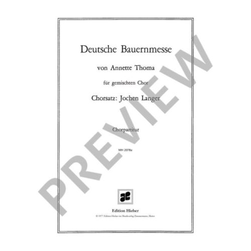 Thoma, Annette - Deutsche Bauernmesse