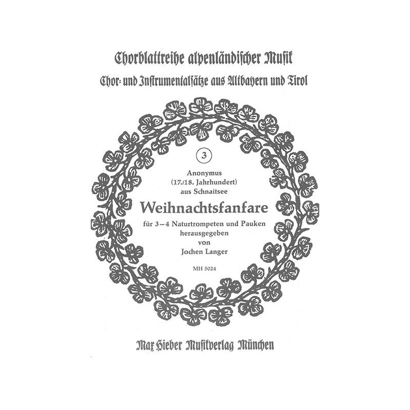 Anonymus aus Schnaitsee (17. oder 18. Jh) - Weihnachtsfanfare 3