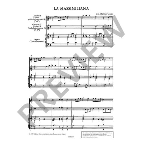 Cesare, Giovanni Martino - La Massimiliana / La Ioannina