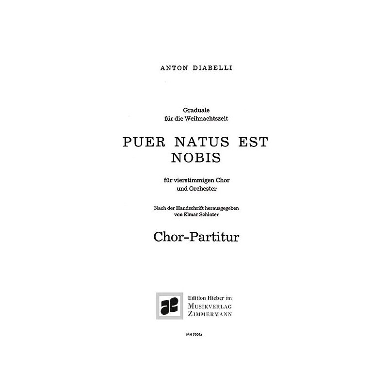 Diabelli, Anton - Puer natus est nobis