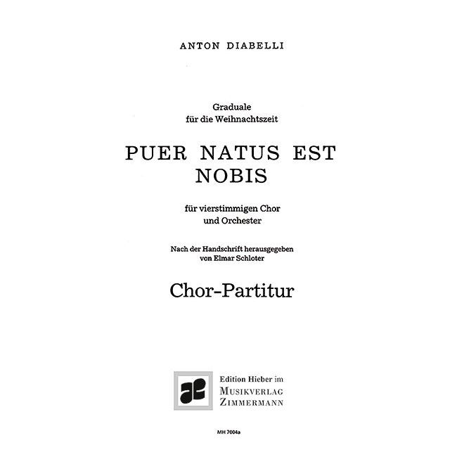 Diabelli, Anton - Puer natus est nobis