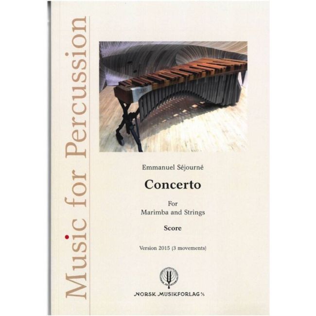 Sejourne, Emmanuel - Concerto for Marimba and Strings