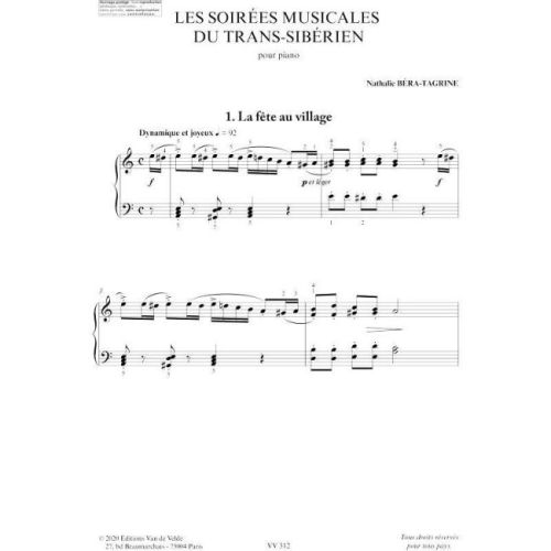 Nathalie Béra-Tagrine - Les Soirées musicales du Trans-Sibérien