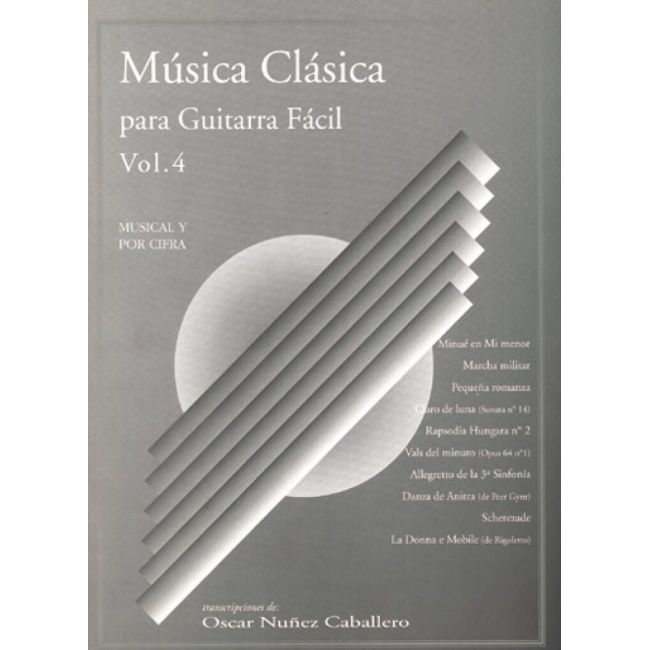 Música Clásica para Guitarra Fácil, Volumen 4