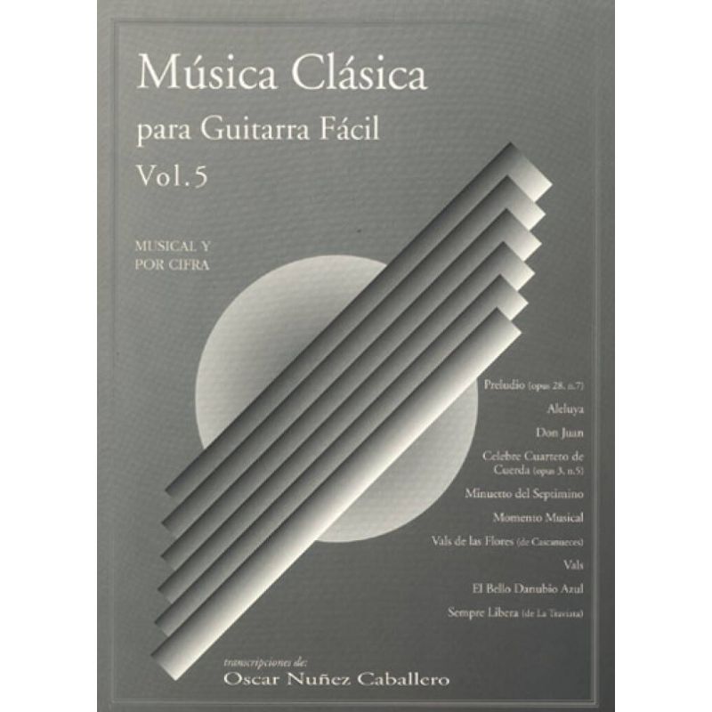 Música Clásica para Guitarra Fácil, Volumen 5