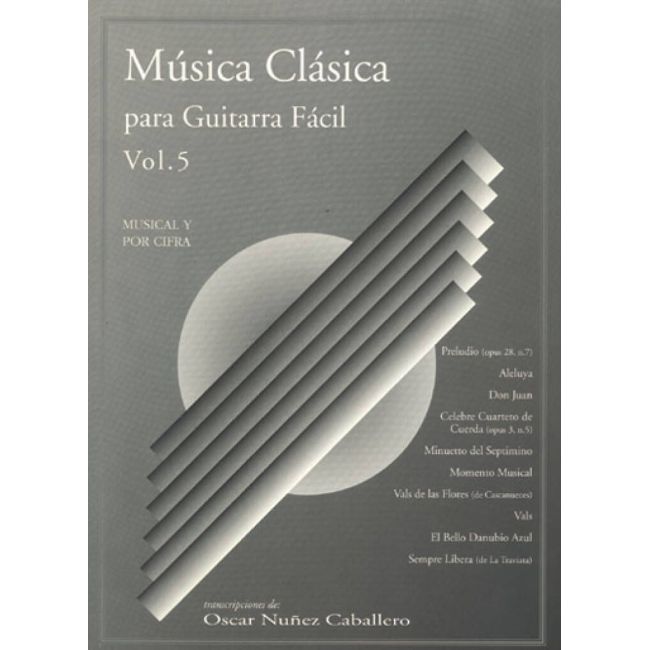 Música Clásica para Guitarra Fácil, Volumen 5