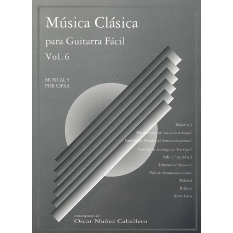 Música Clásica para Guitarra Fácil, Volumen 6