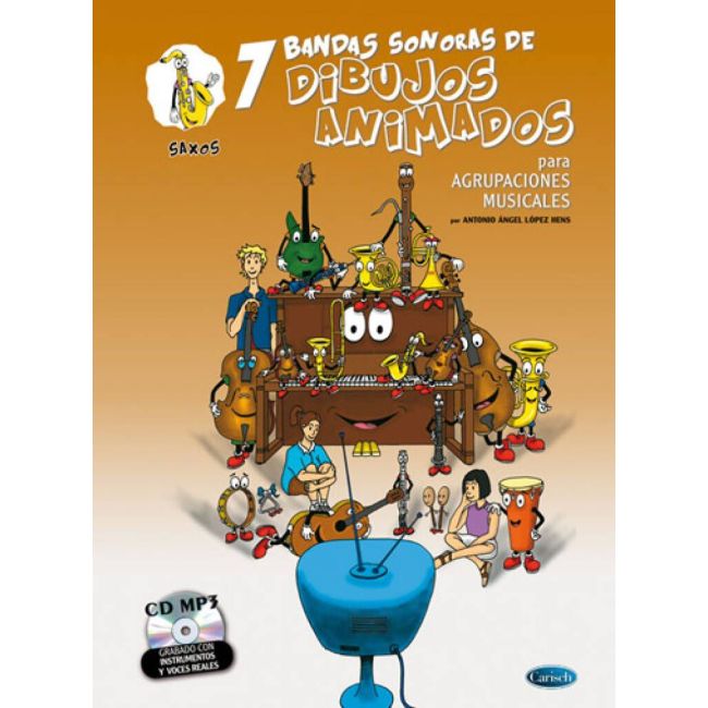 Antonio Angel Lopez Hens - 7 Dibujos Animados - Saxos