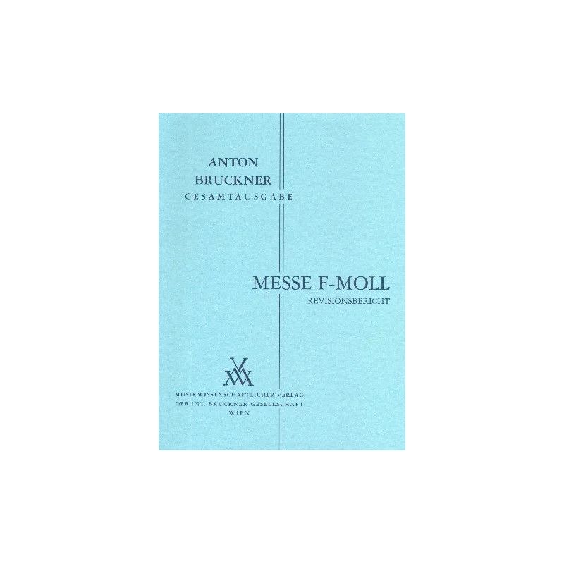 Bruckner, Anton - Mass F Minor RVB