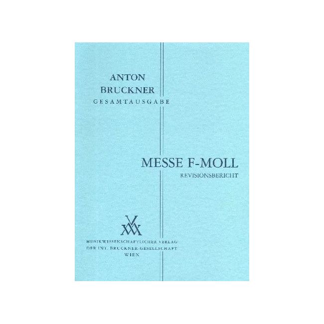 Bruckner, Anton - Mass F Minor RVB