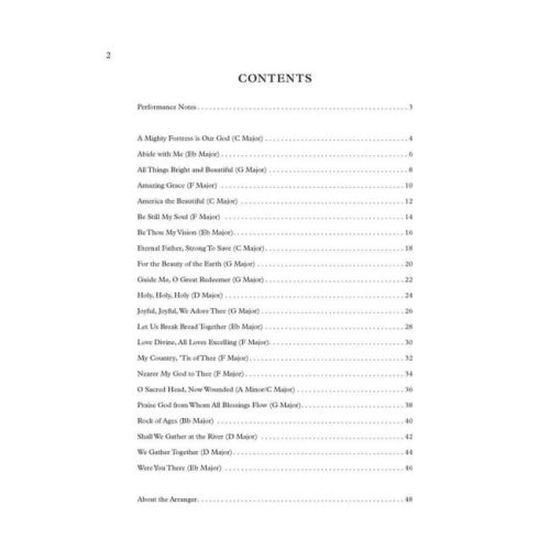 Church Hymns for Marimba
