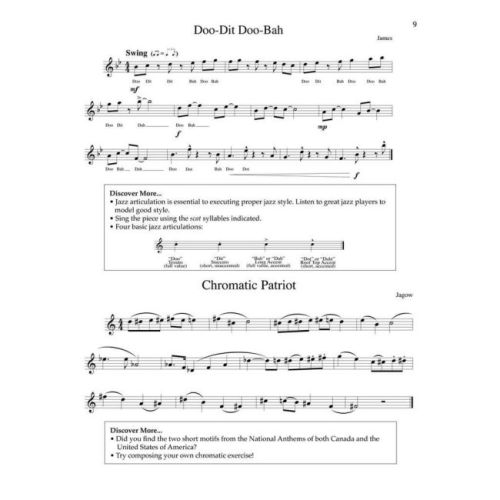 Intermediate Studies for Developing Artists on Sax