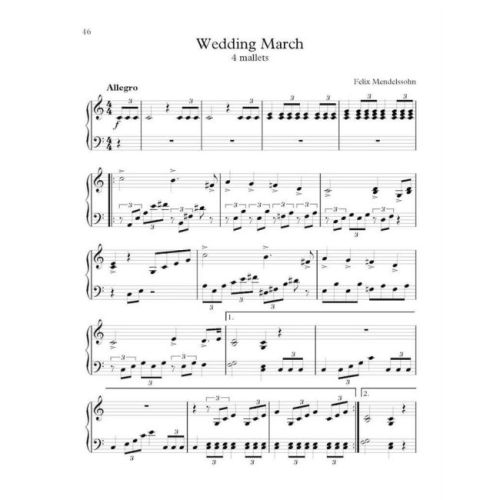 Roulet, Patrick - Wedding Music for Marimba